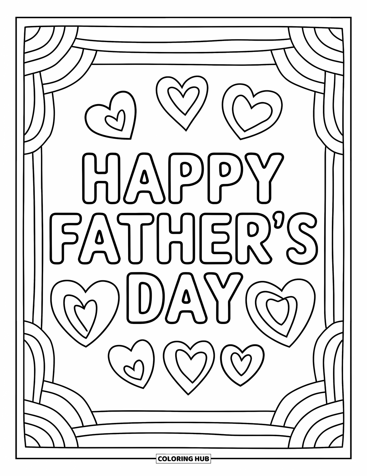 105 Happy Father 39 s Day Coloring Pages For Kids Adults Free 