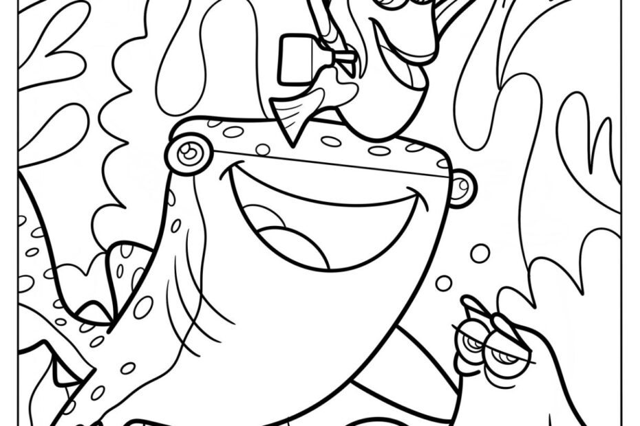 20 Finding Dory Coloring Pages Free PDF Printables