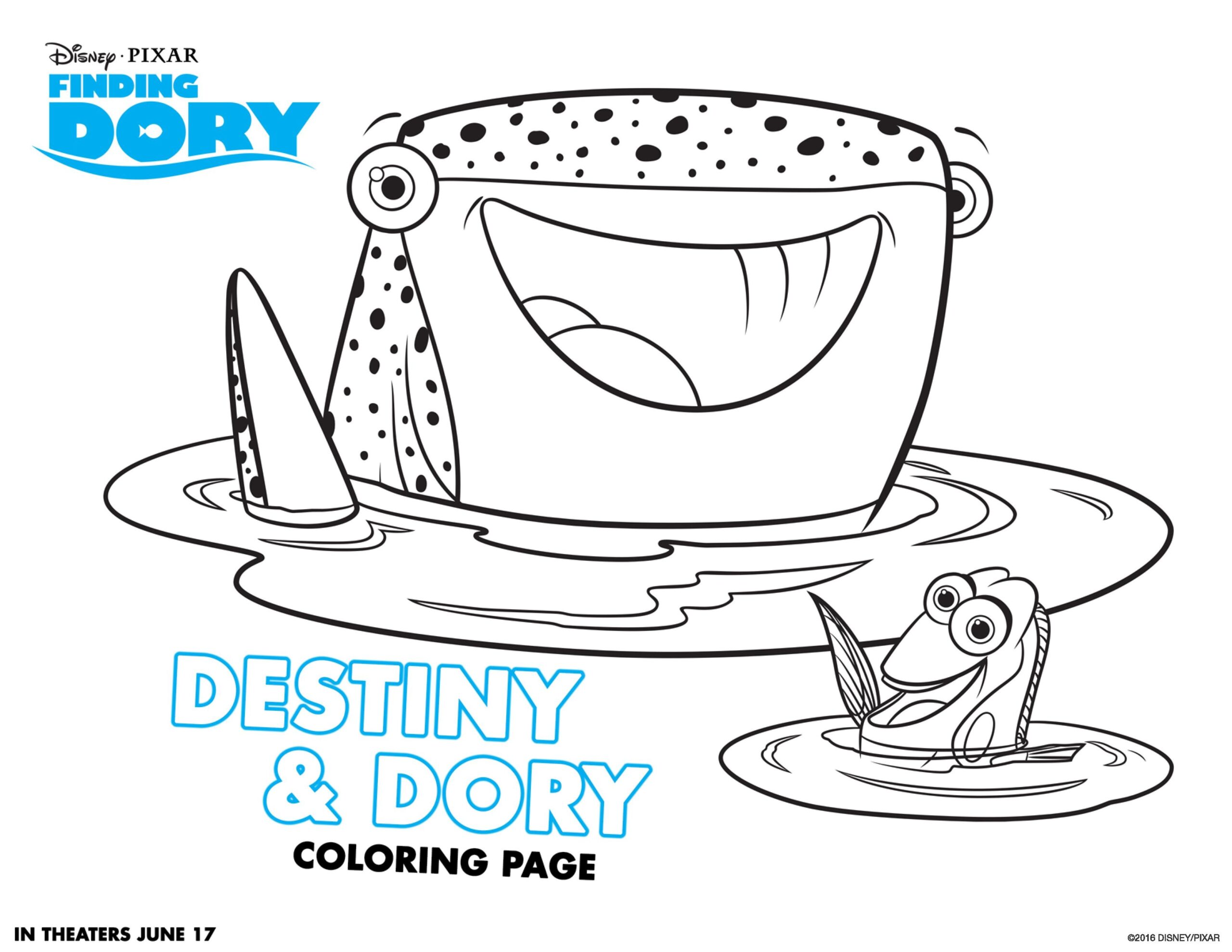 Dory Coloring Pages Best Coloring Pages For Kids