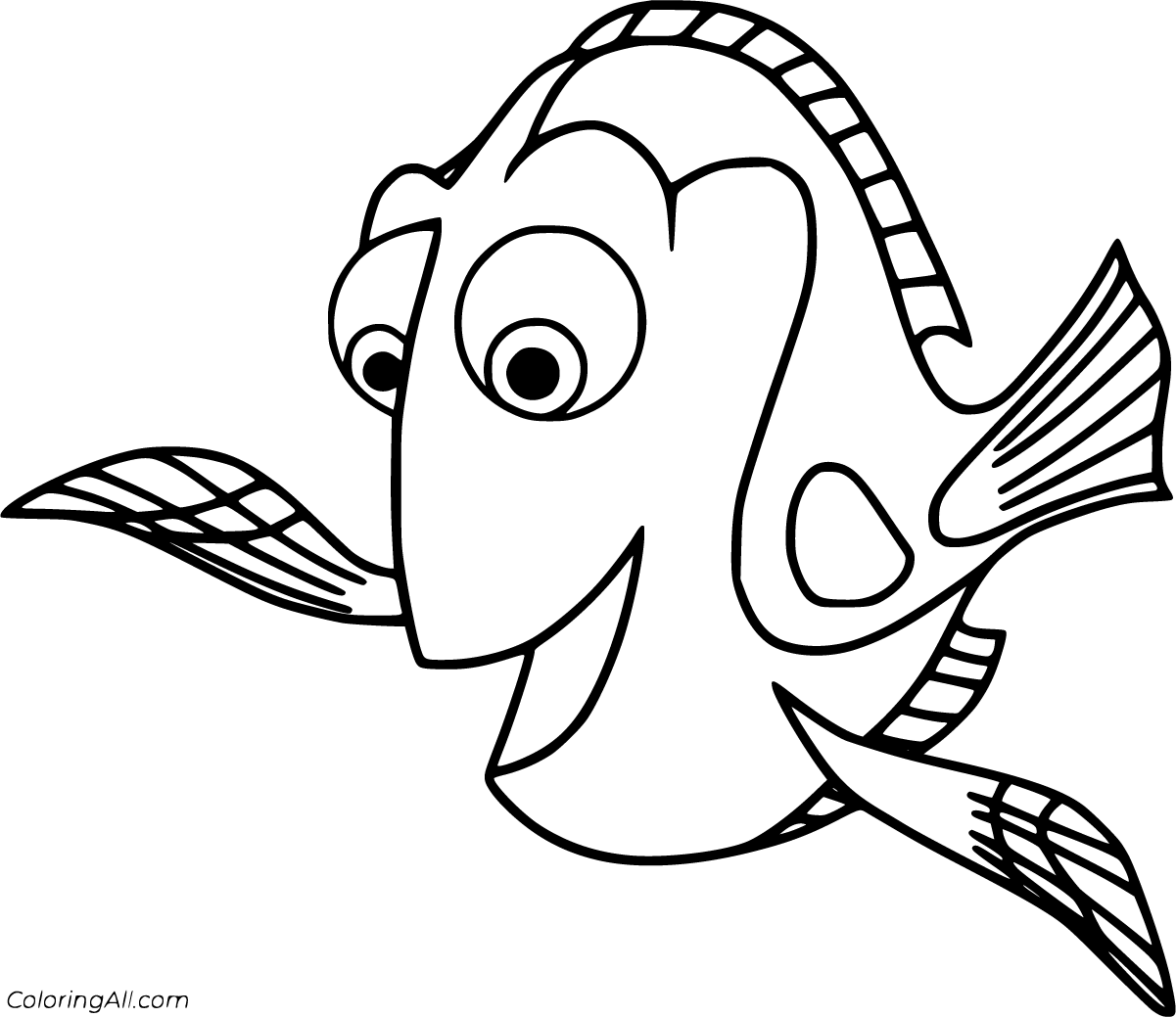 Finding Dory Coloring Pages 36 Free Printables ColoringAll