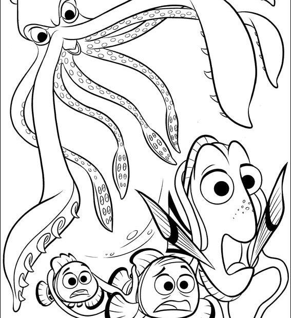 Finding Dory Coloring Pages To Download And Print For Free