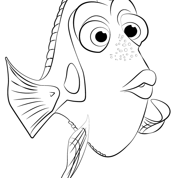 Finding Dory Free Printable Coloring Pages Printable Templates