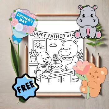 father's day coloring pages free