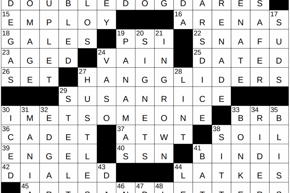 0722 23 NY Times Crossword 22 Jul 23 Saturday NYXCrossword