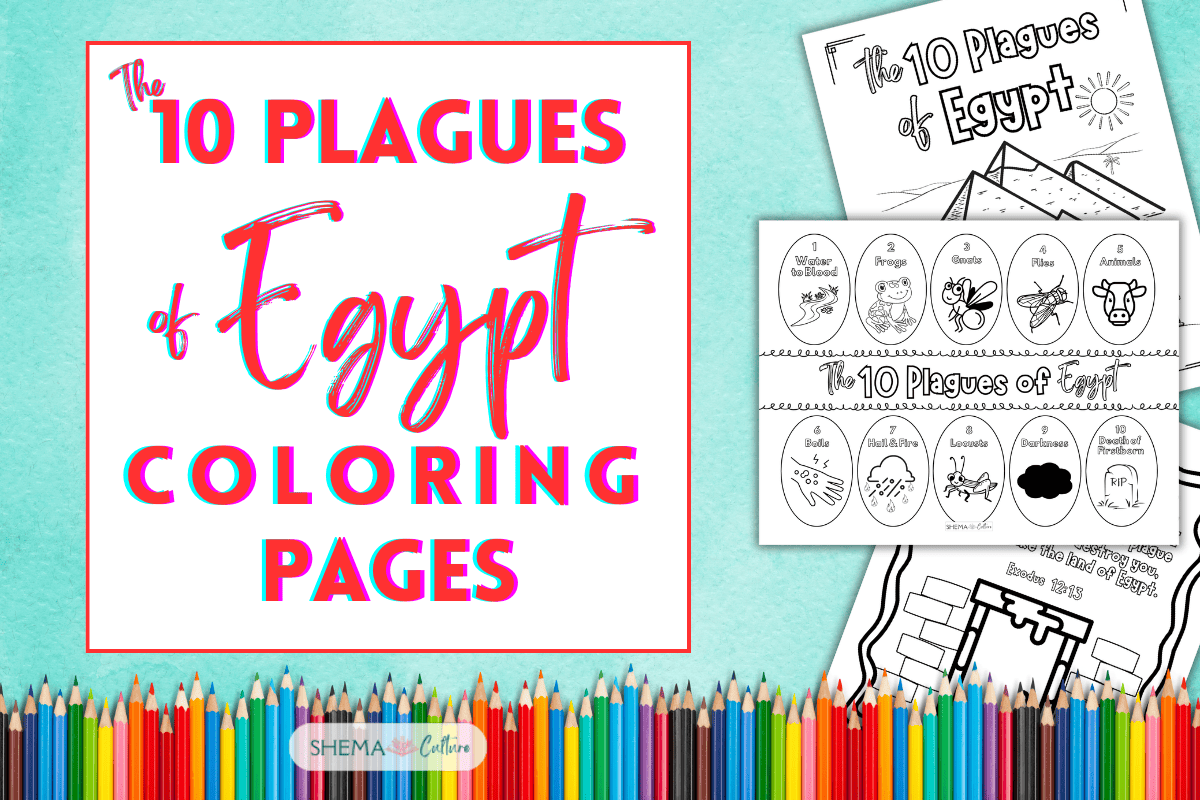 10 Plagues Coloring Sheet FREE Printable Coloring Page
