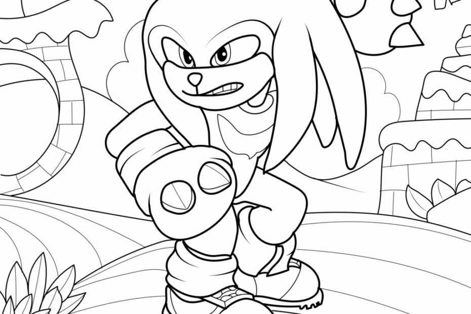 10 Sonic The Hedgehog Free Coloring Pages TheToyZone