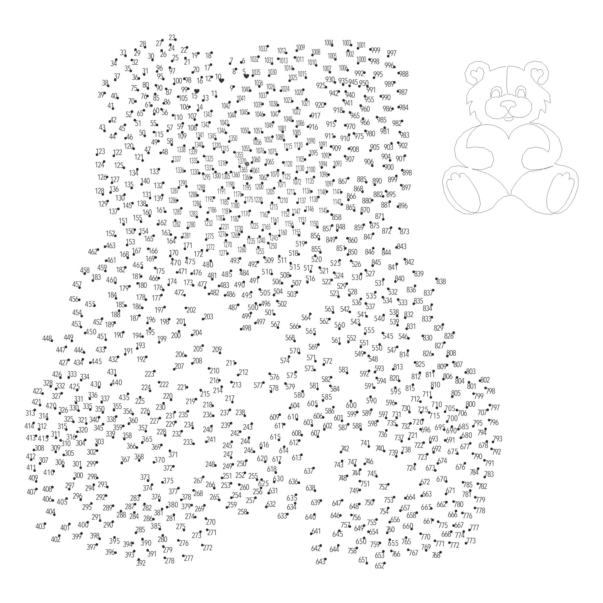 challenging dot to dot