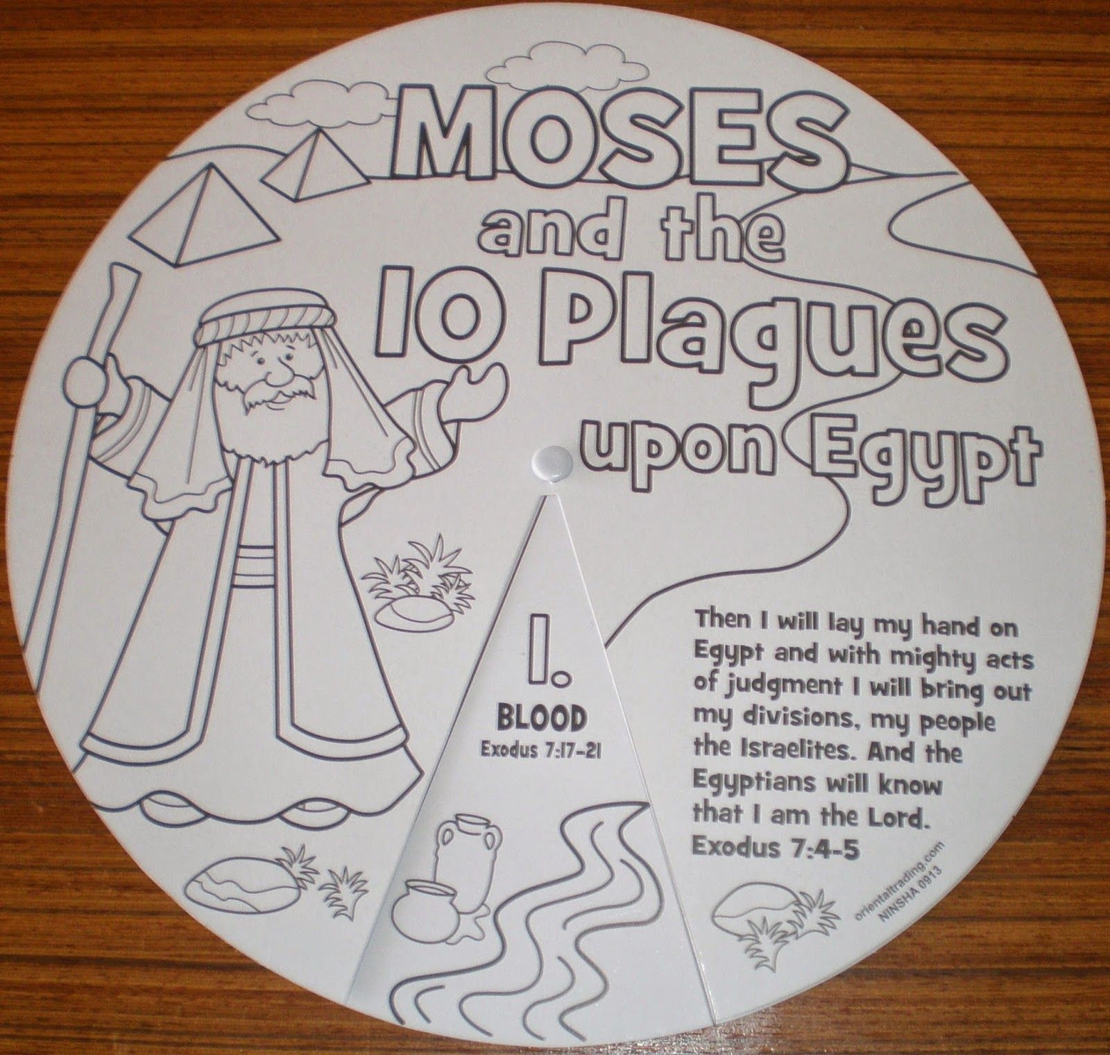 10 plagues printable craft free