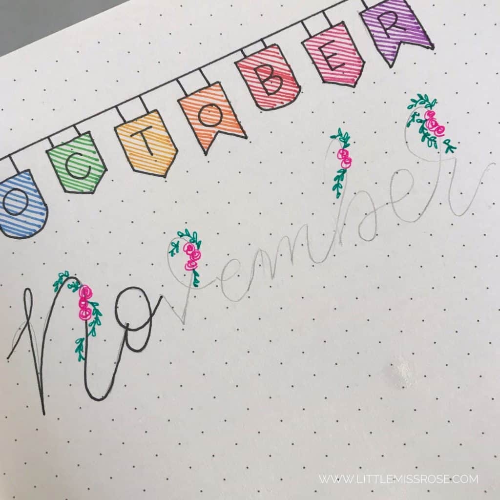 11 Simple Hand Lettered Fonts For Your Bullet Journal Little 