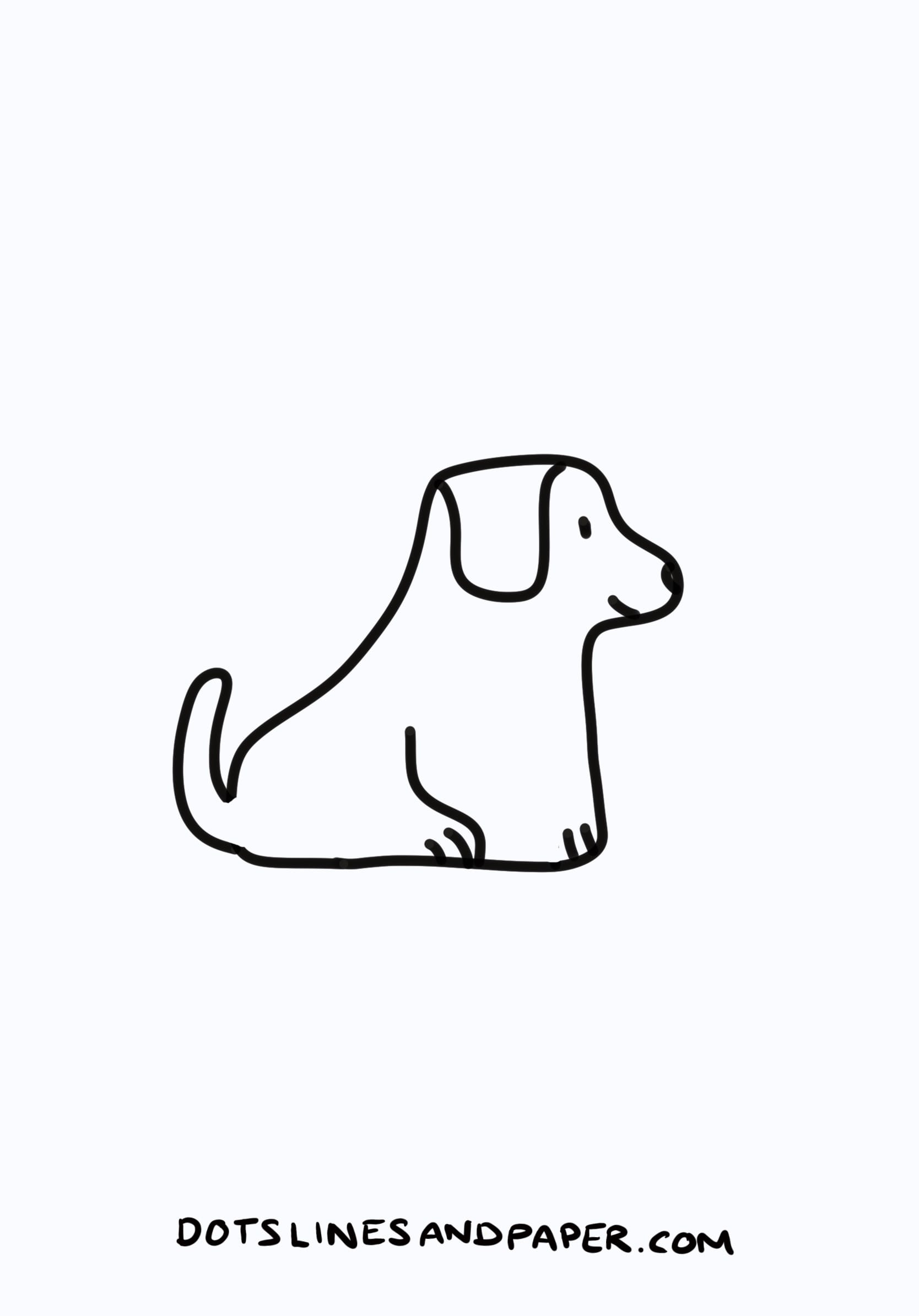 12 Easy Dog Drawing Ideas 