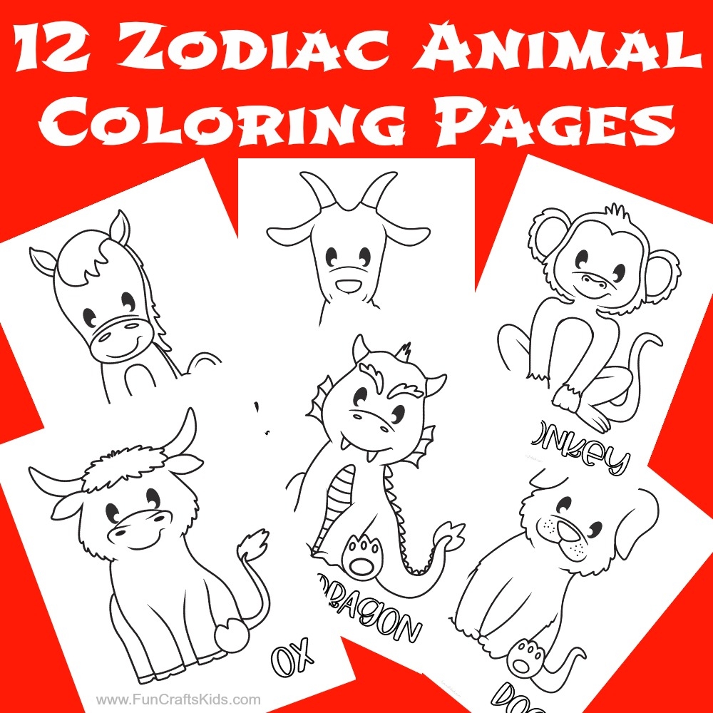 free printable zodiac pictures