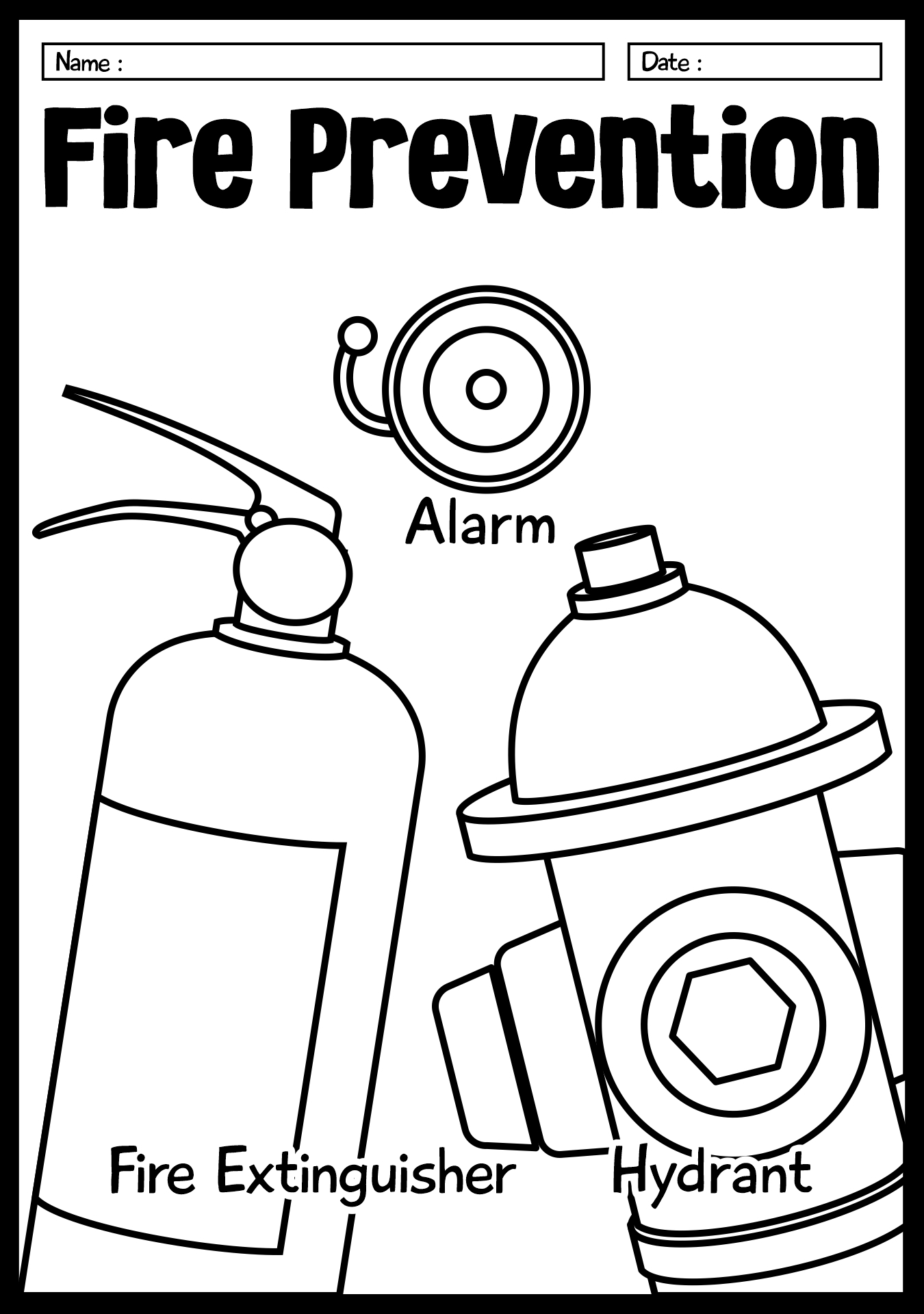 12 Safety Worksheets Printables Color In The House Free PDF At Worksheeto