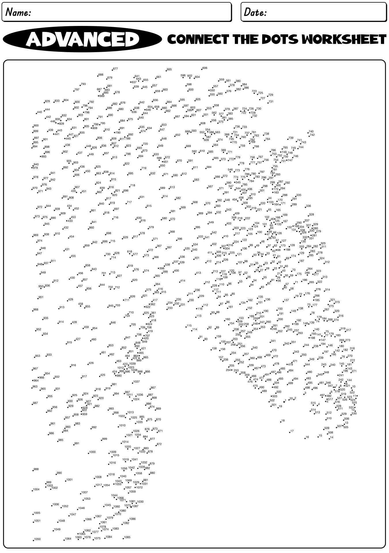 connect the dots hard