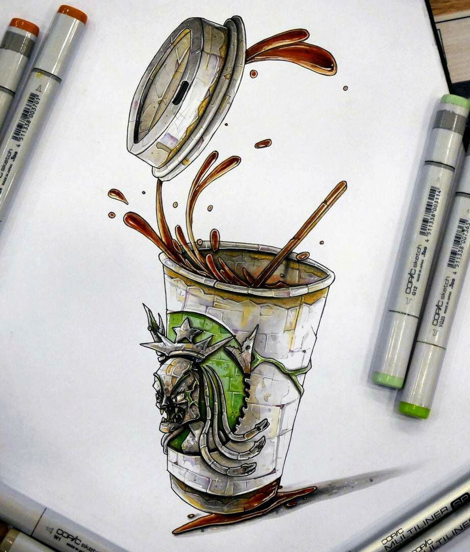 15 Creative And Funny Drawings By Tino Valentin Copic