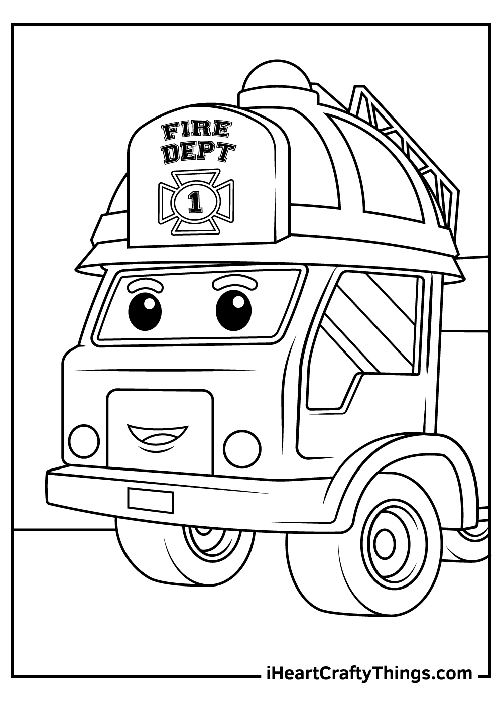 firefighter coloring pages free