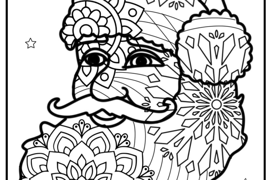 15 New Christmas Mandala Coloring Pages Free PDF Printables