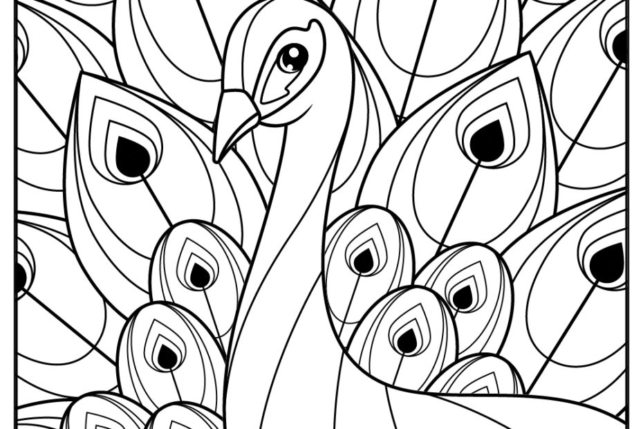 15 Peacock Coloring Pages 100 Free Printables