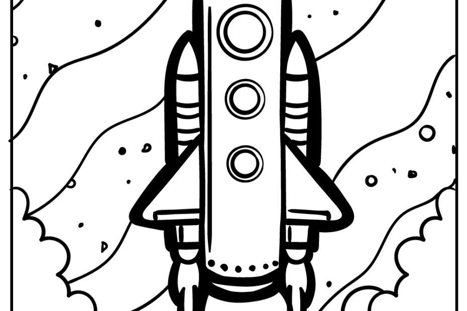 15 Rocket Coloring Pages 100 Free Printables