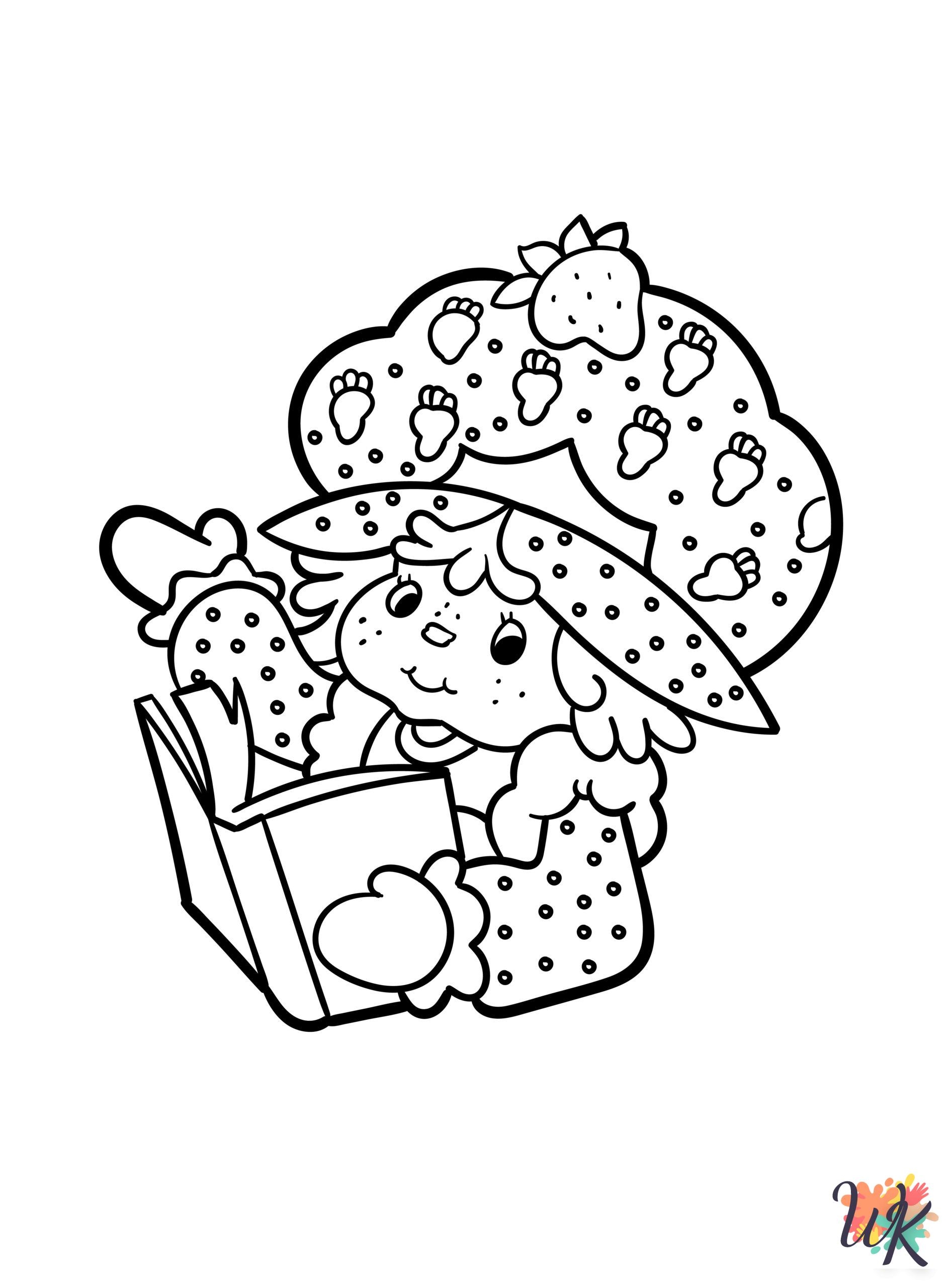 15 Strawberry Shortcake Coloring Pages For Kids ColoringPagesWK
