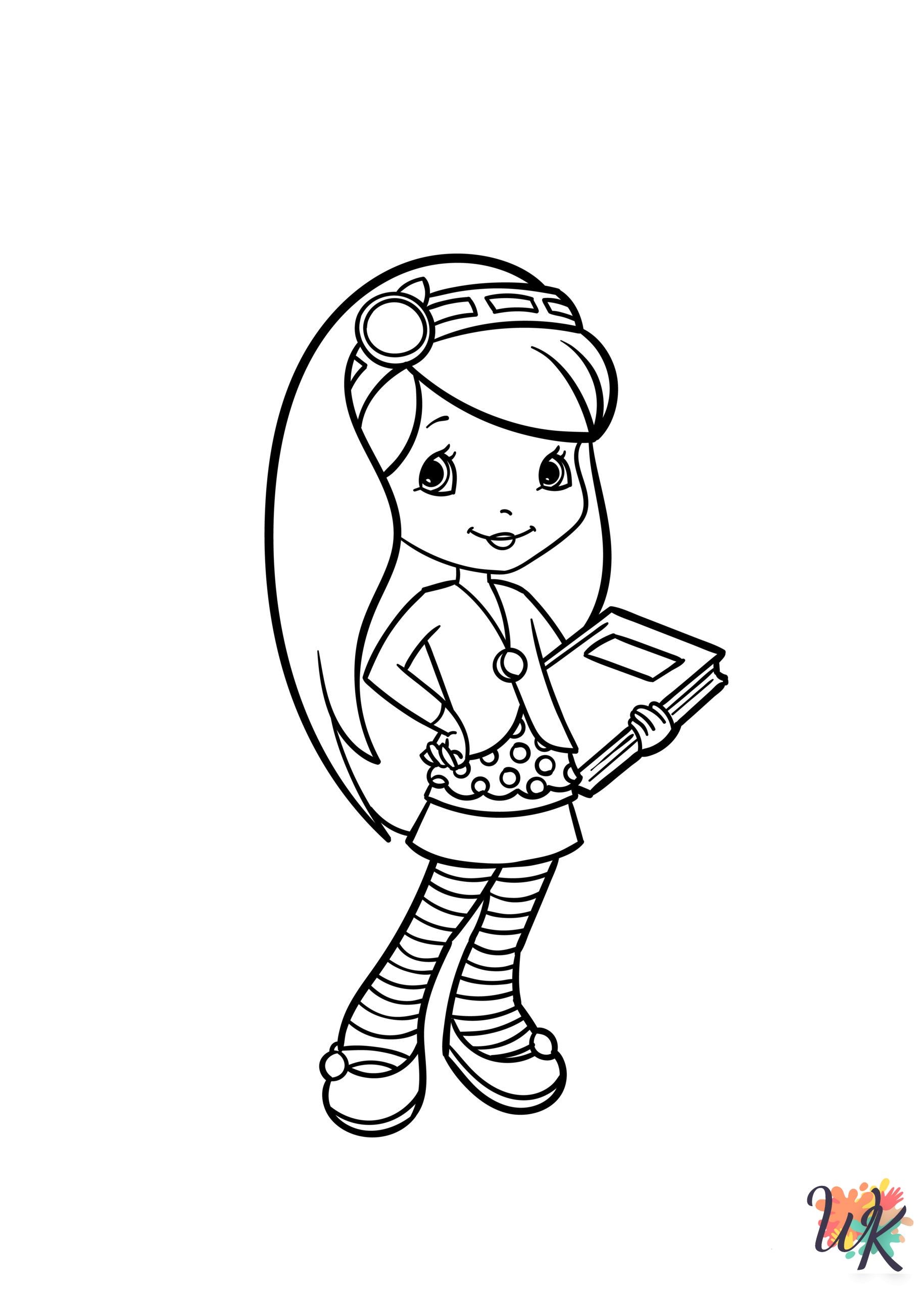 15 Strawberry Shortcake Coloring Pages For Kids ColoringPagesWK