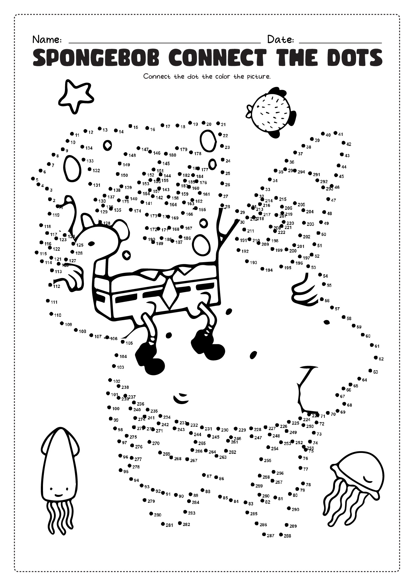 connect the dots to print