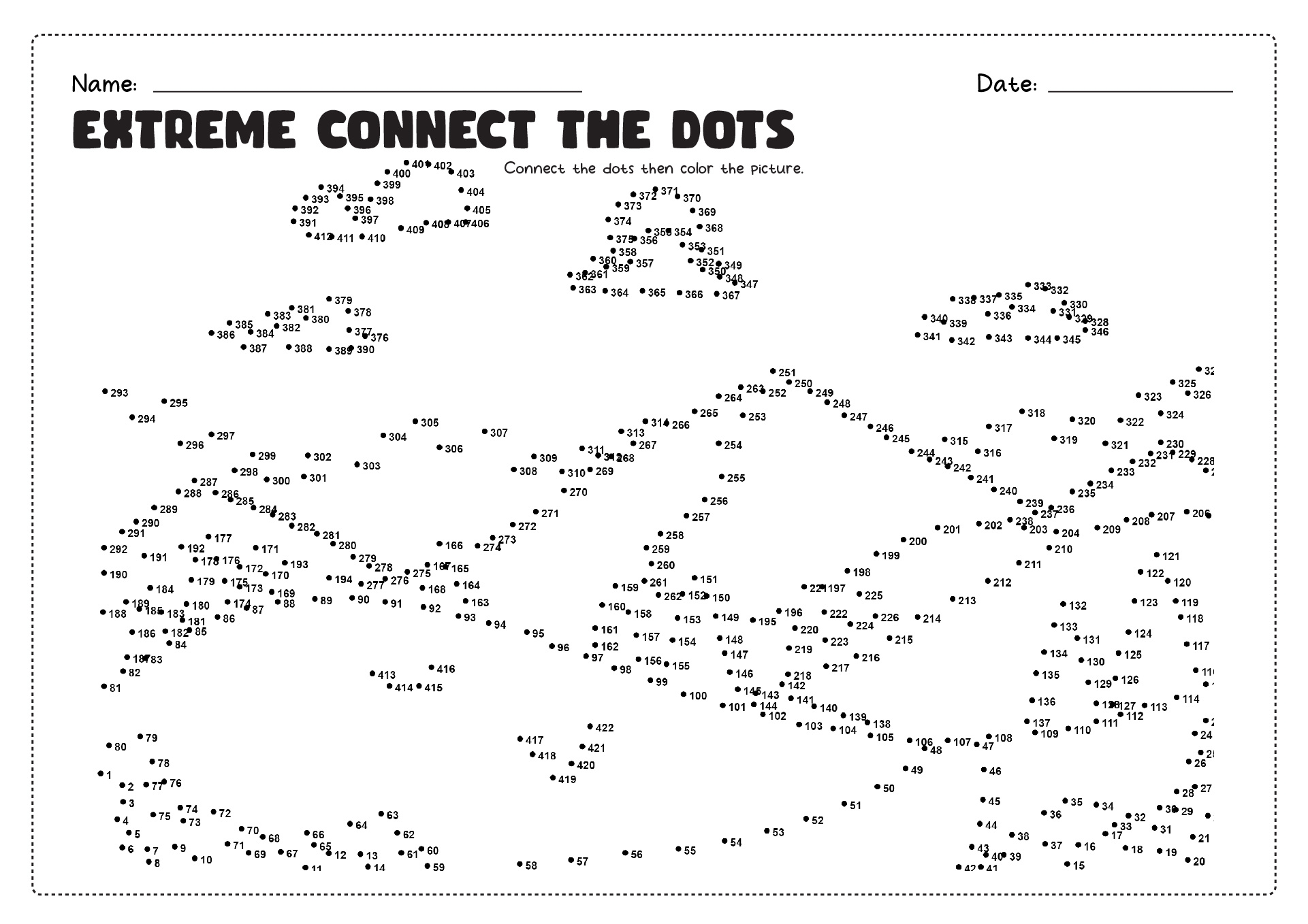 hardest connect the dots