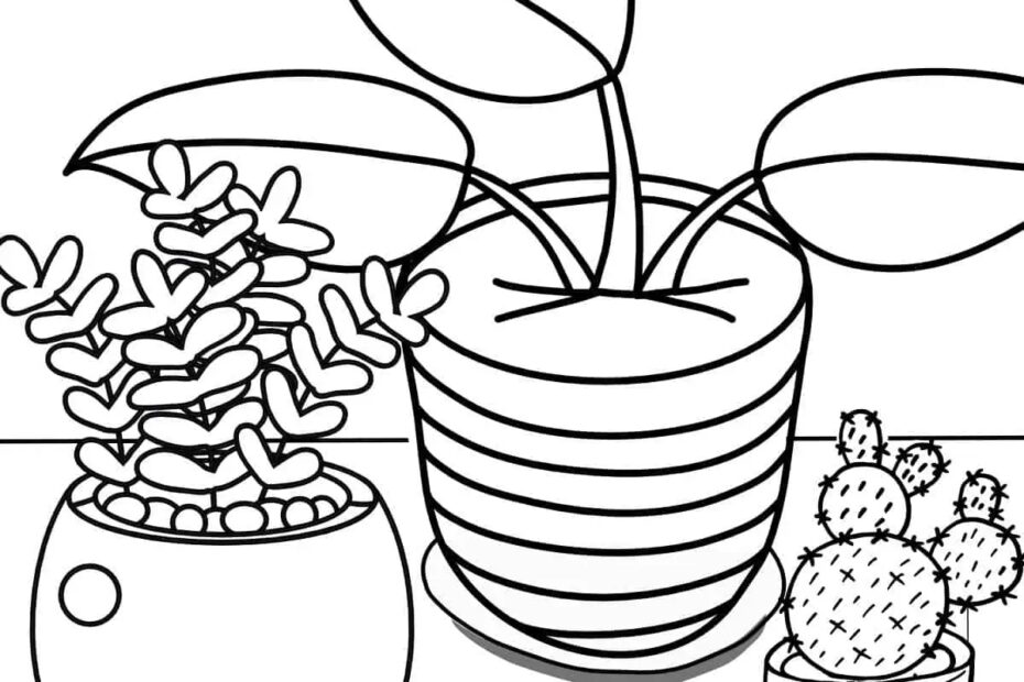 19 Coloring Pages Of Plants For Free Artsy Pretty Plants