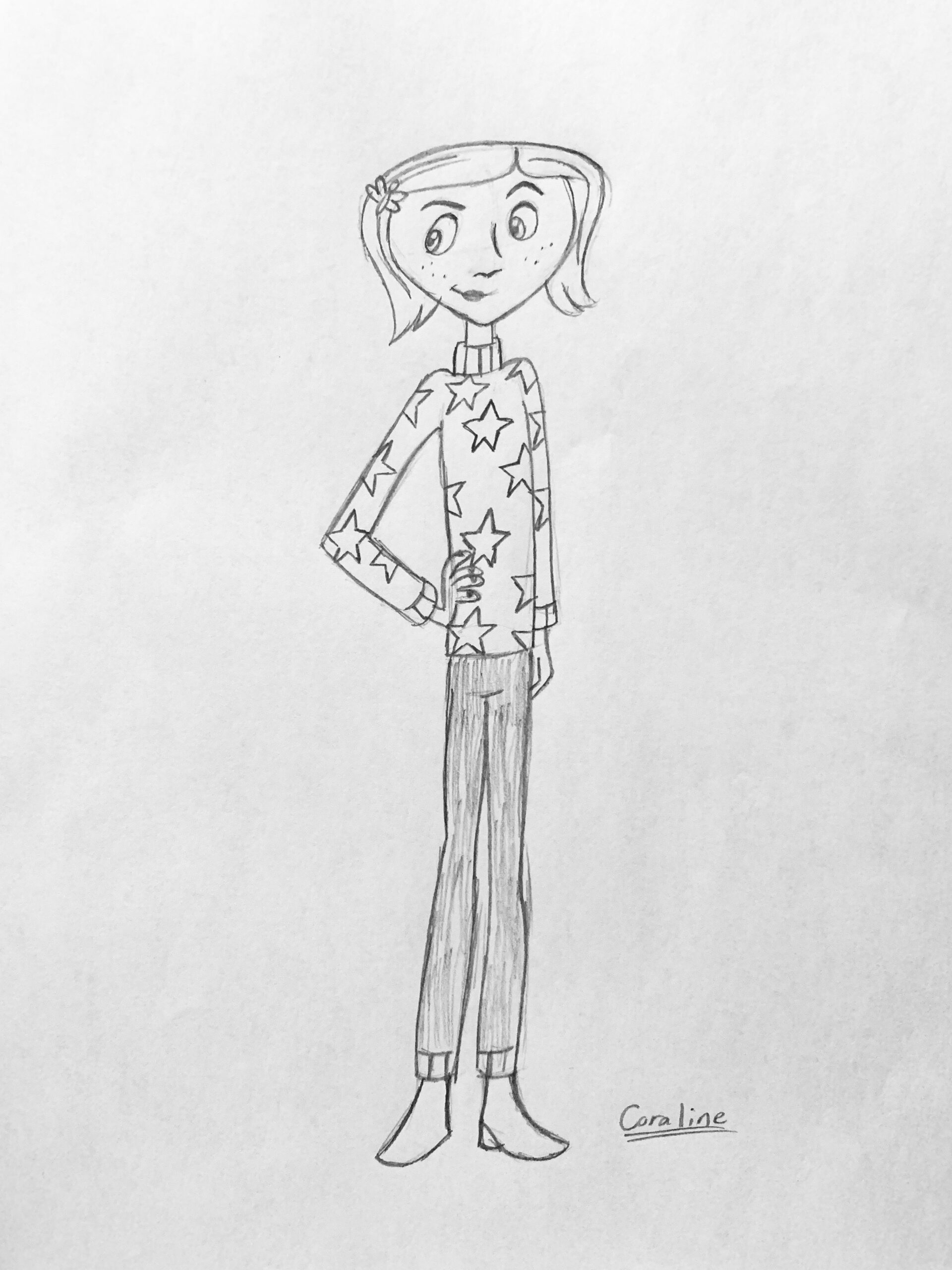 1st Inktober Drawings Coraline The Autistic Animator s Desk