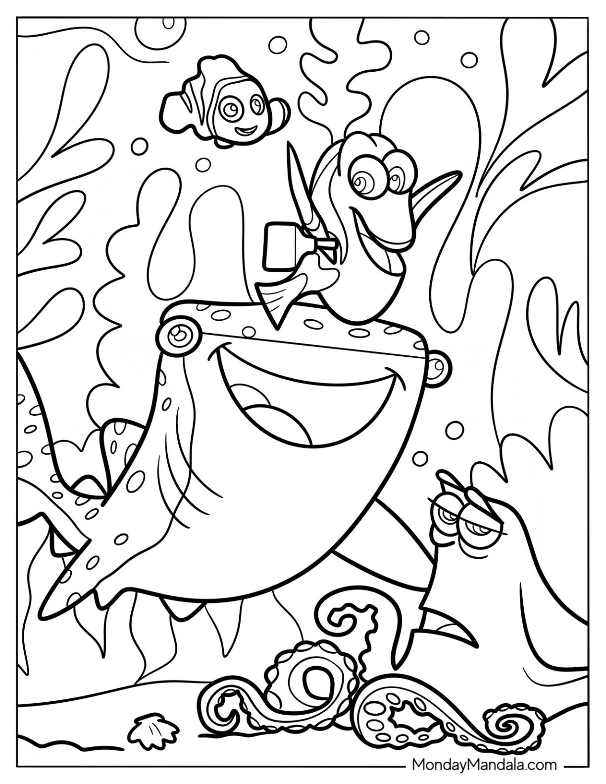 finding dory printable