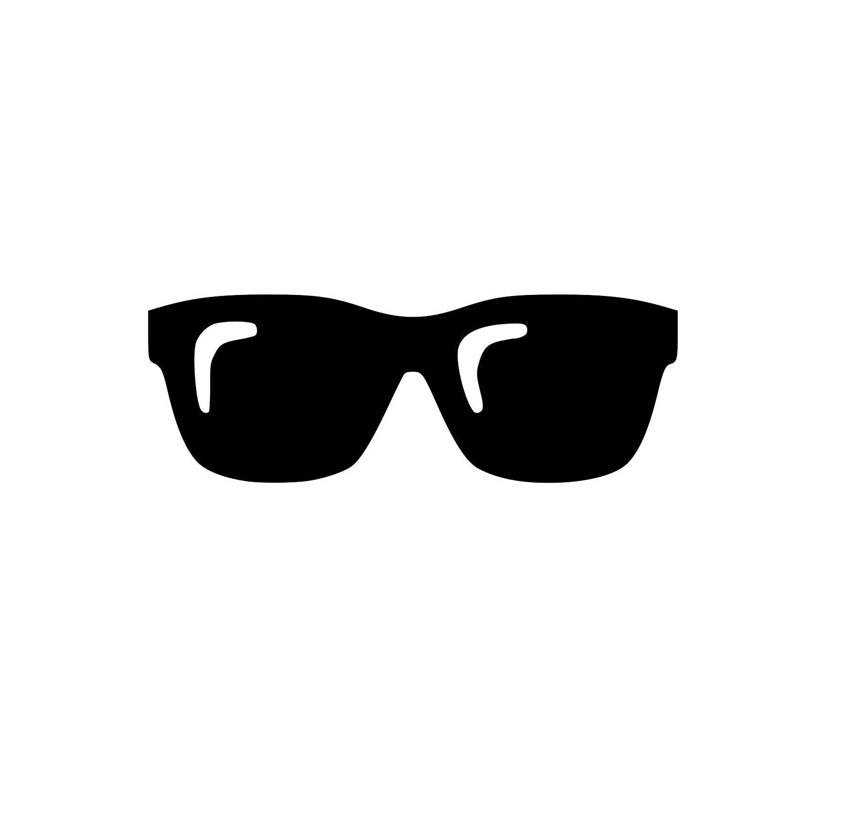 20 Pack Paper Sunglasses Shape Eyewear Cutout Die Cut Sunglasses Glasses Summer Vacation Beach Scrapbooking Crafts DIY Project Template
