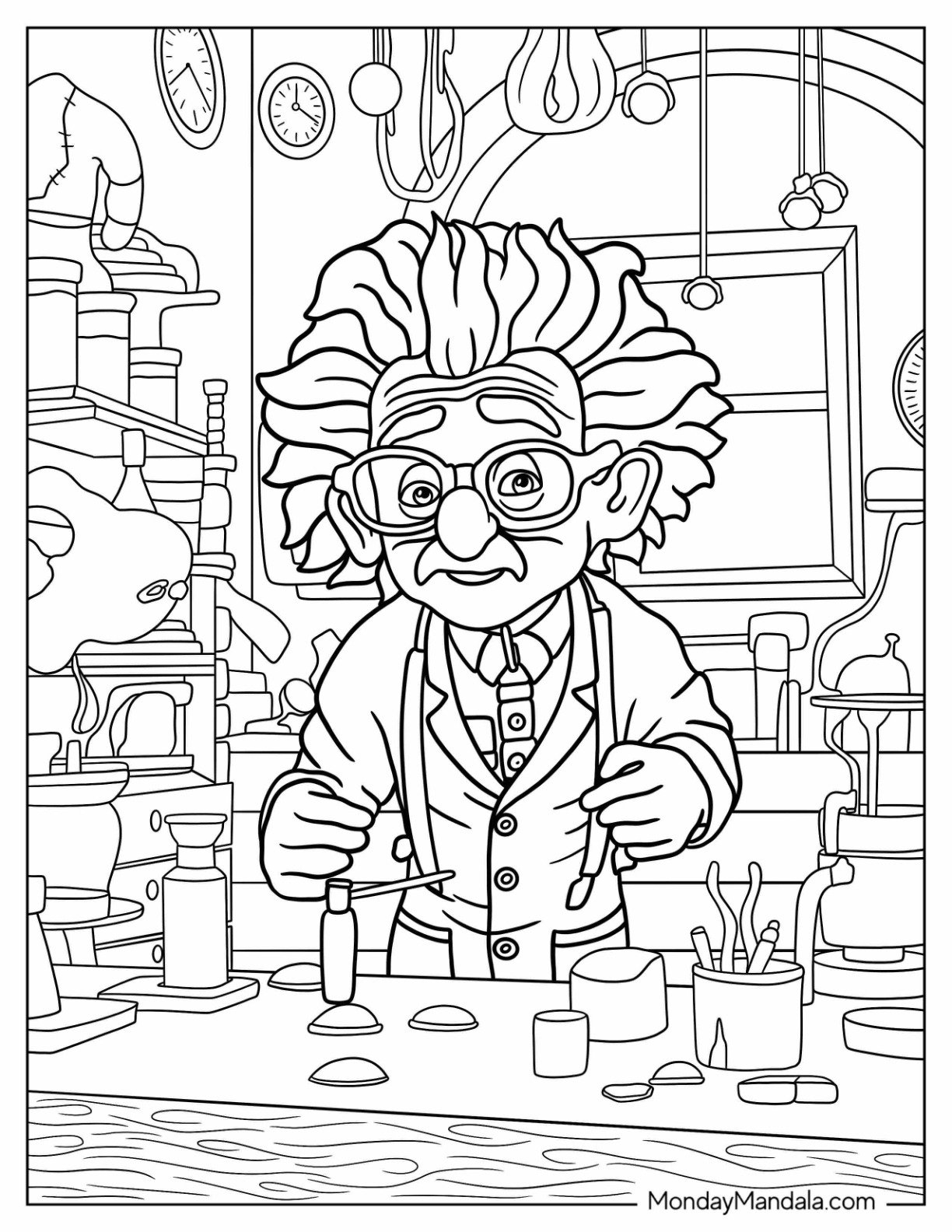 20 Science Coloring Pages Free PDF Printables 