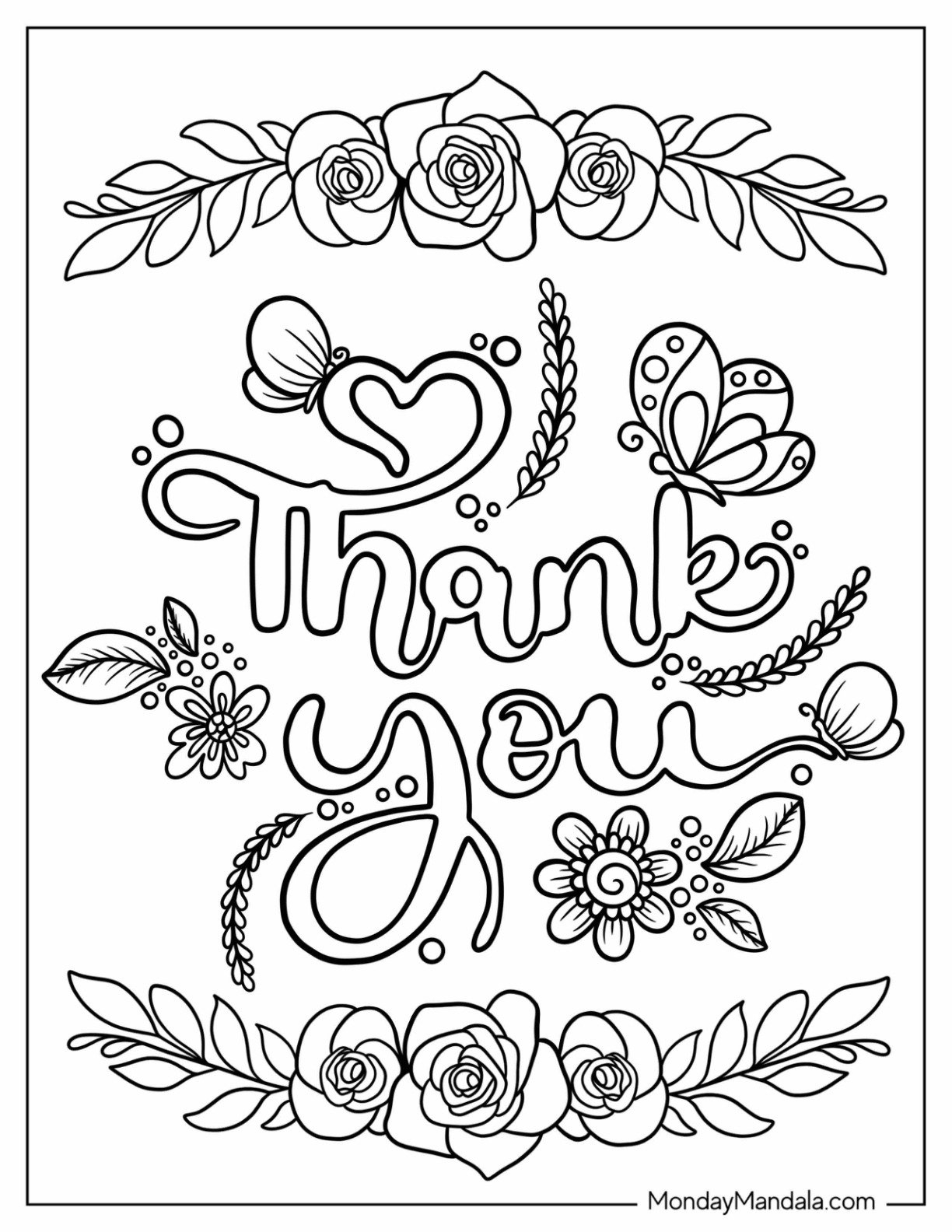 adult thank you coloring pages