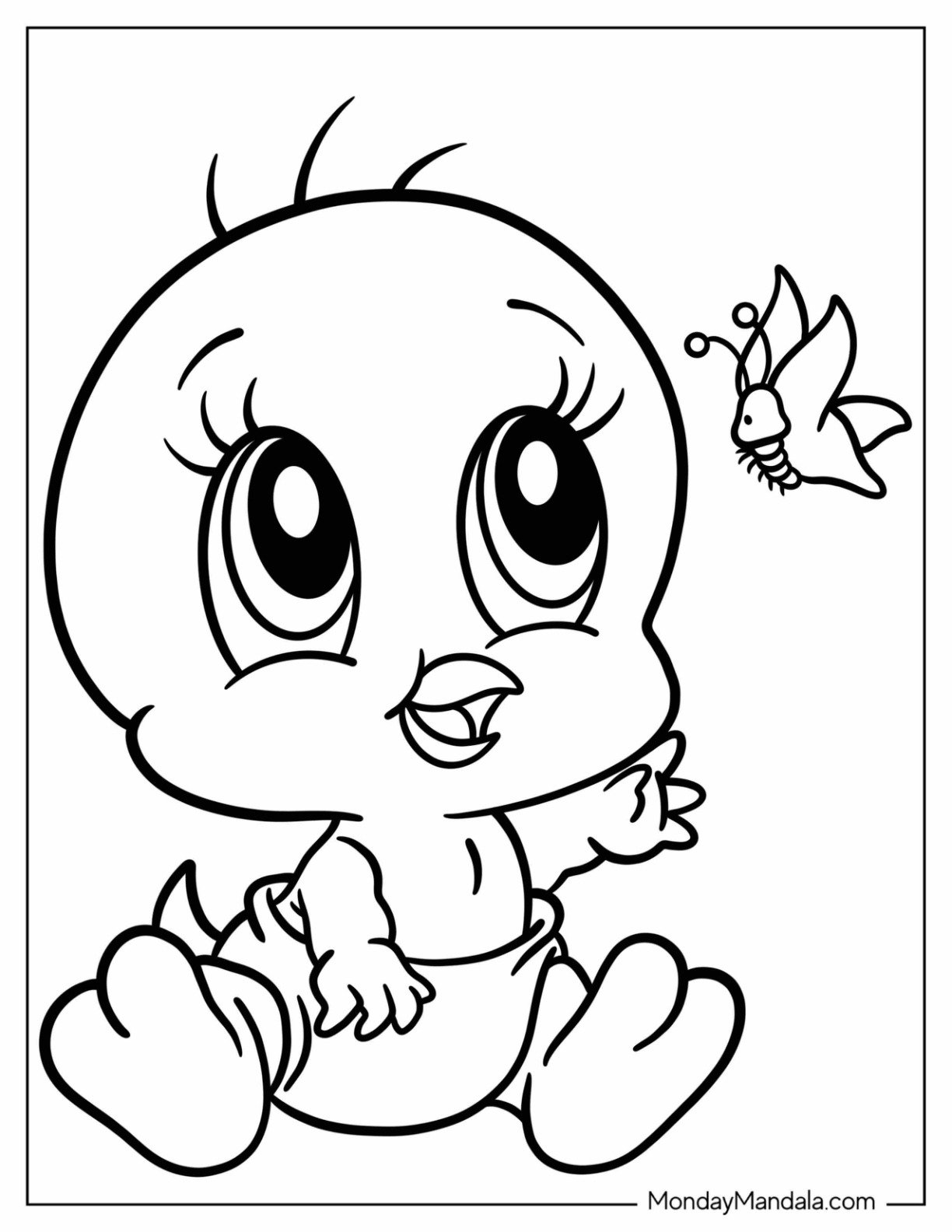 20 Tweety Bird Coloring Pages Free PDF Printables 