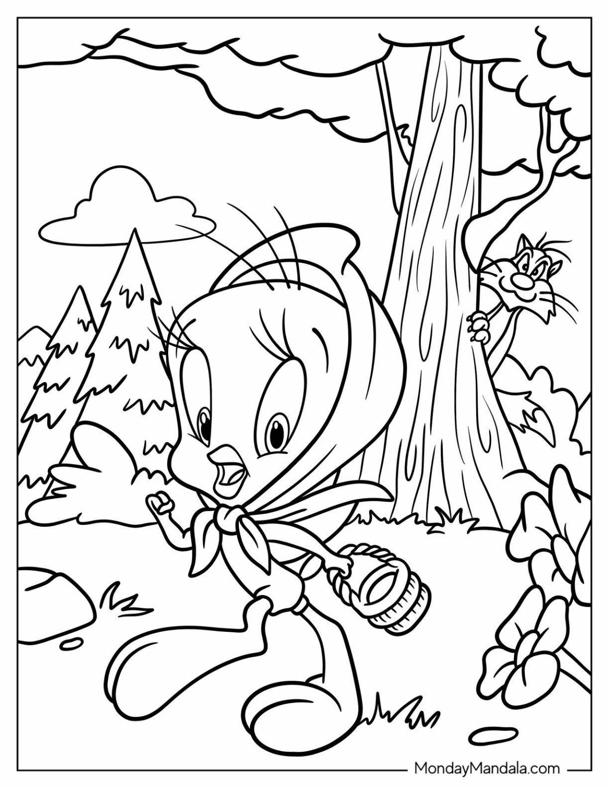 tweety bird coloring sheets