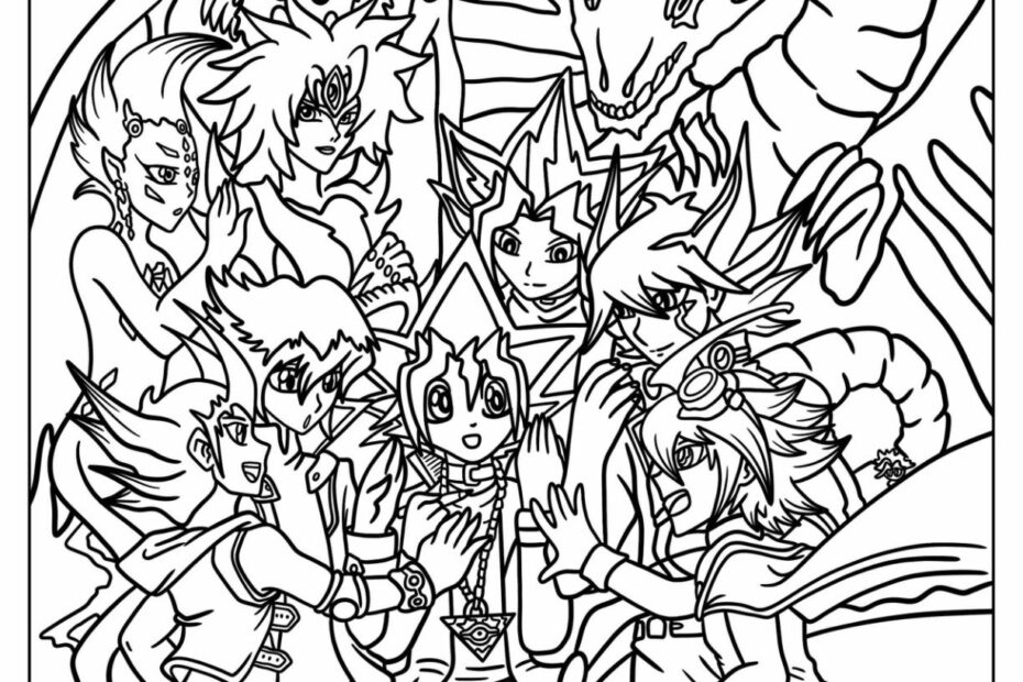 20 Yu Gi Oh Coloring Pages Free PDF Printables