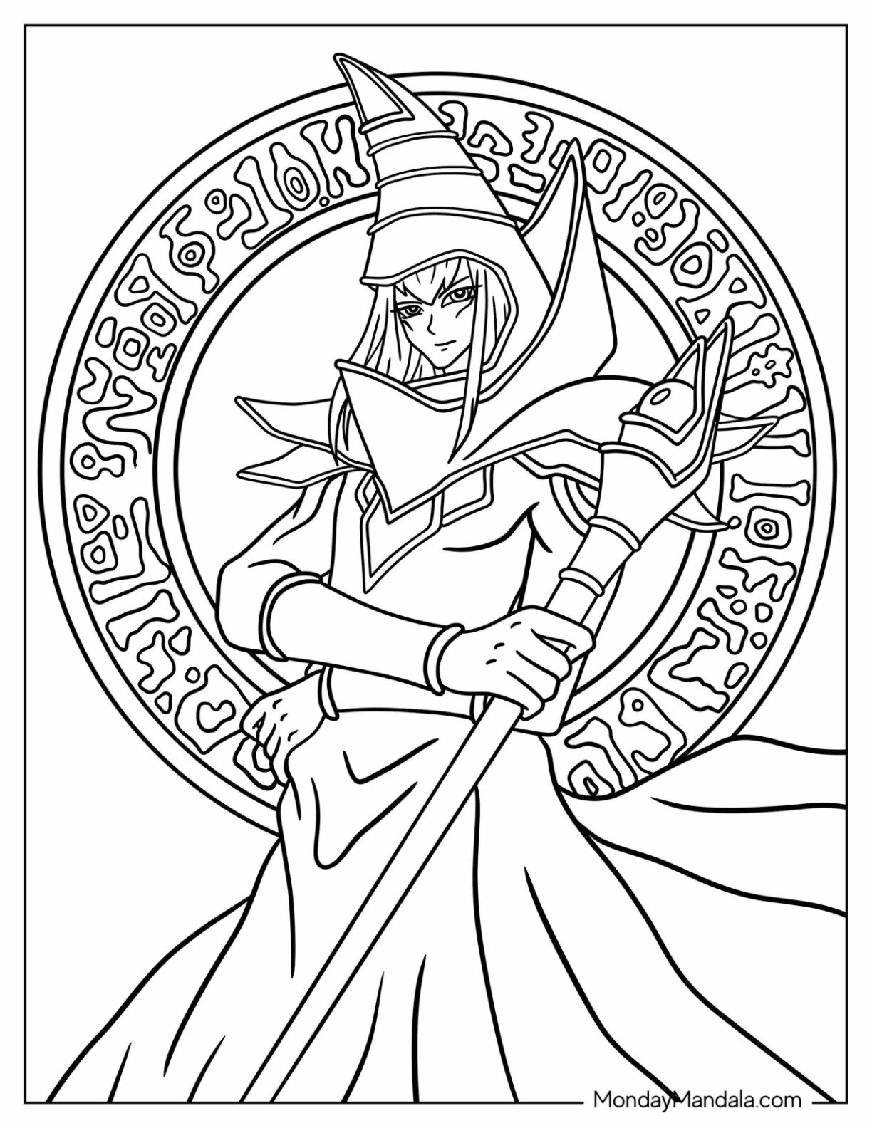 20 Yu Gi Oh Coloring Pages Free PDF Printables 