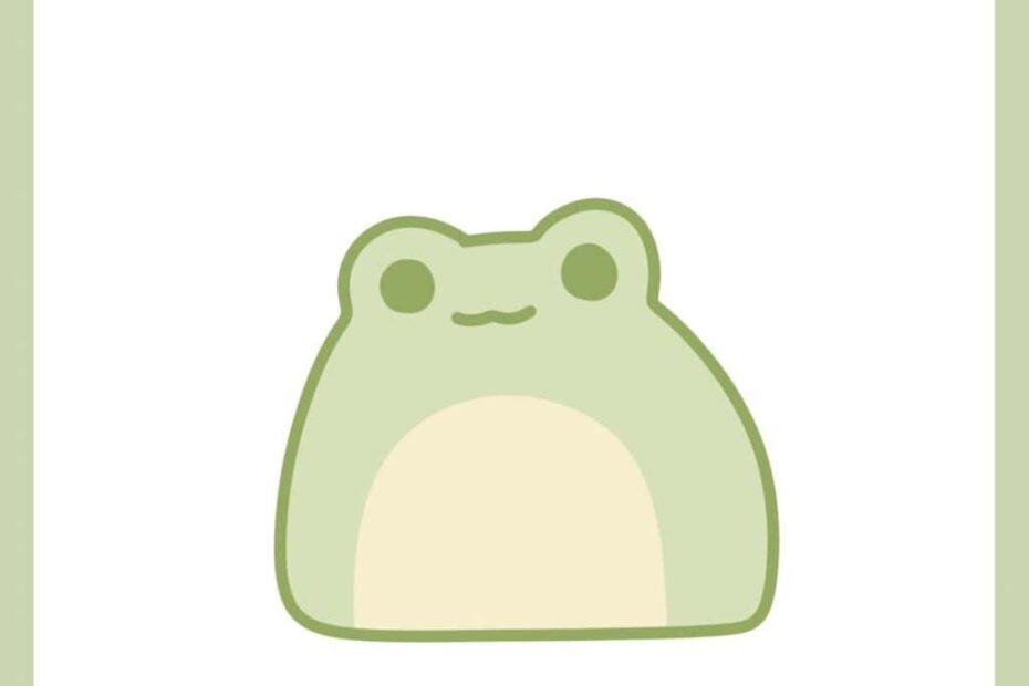 21 Cute And Easy Frog Drawing Ideas A Sleepy Creative