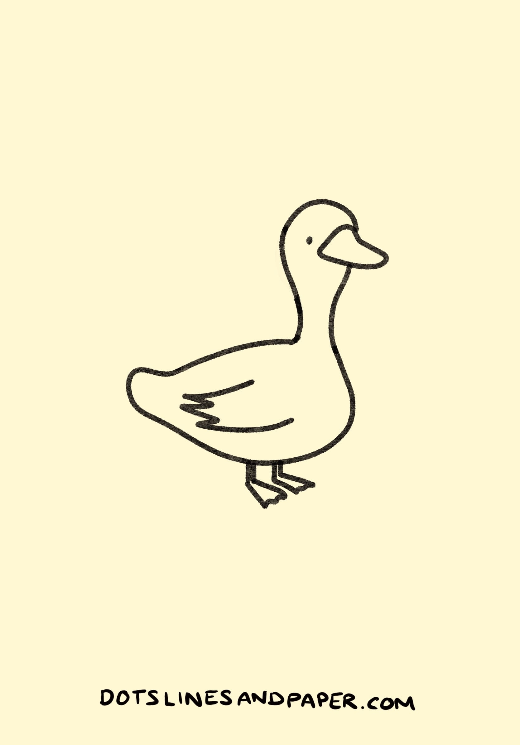 21 Easy U0026 Cute Duck Drawing Ideas 