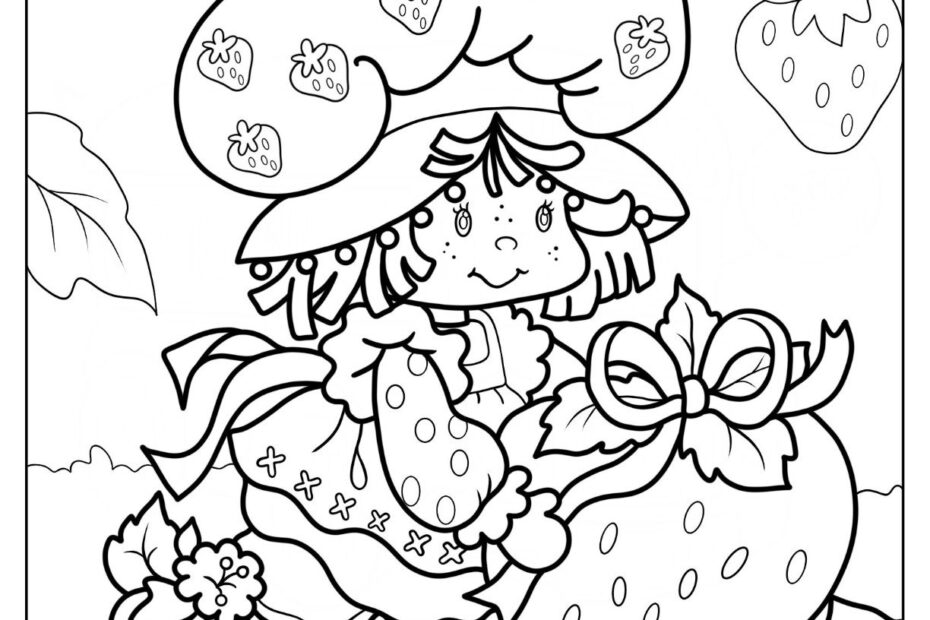 22 Strawberry Shortcake Coloring Pages Free PDF Printables