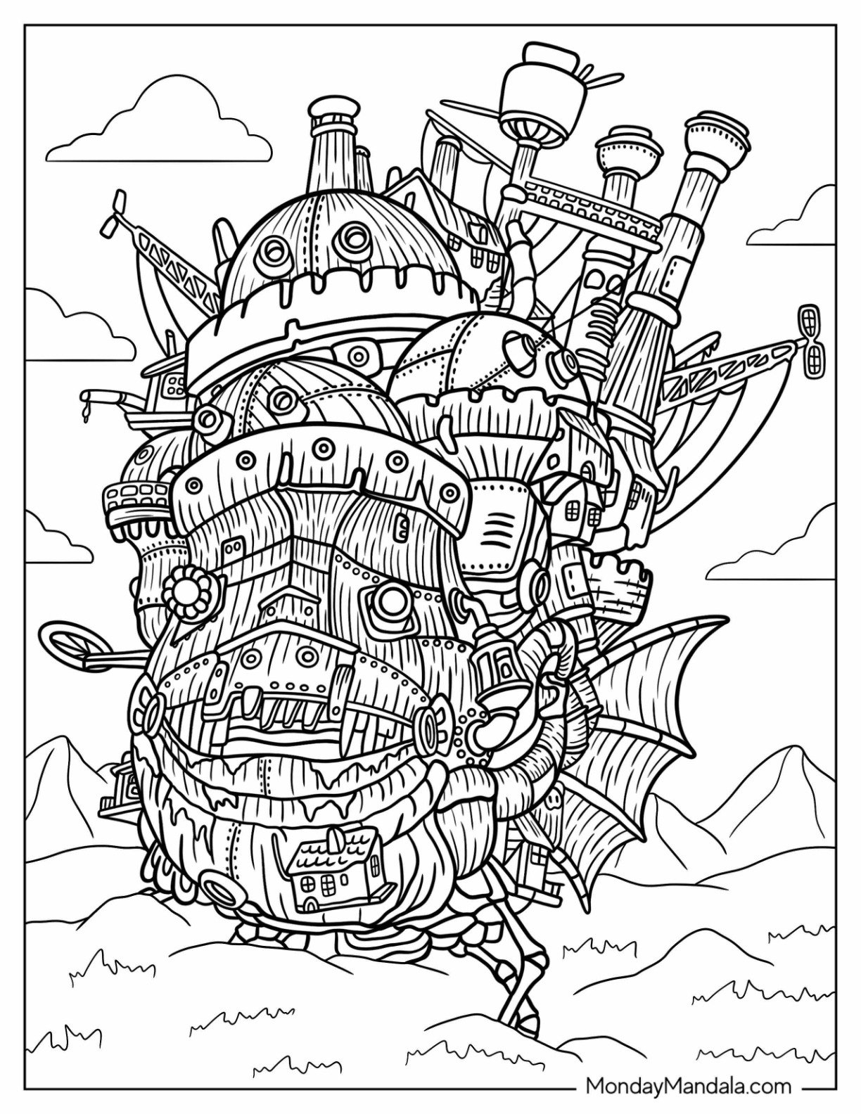 studio ghibli coloring pages