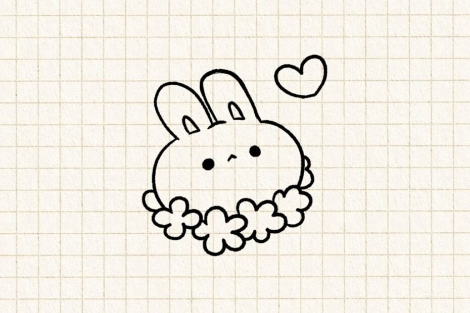 23 Cute U0026 Easy Bunny Drawing Ideas A Sleepy Creative