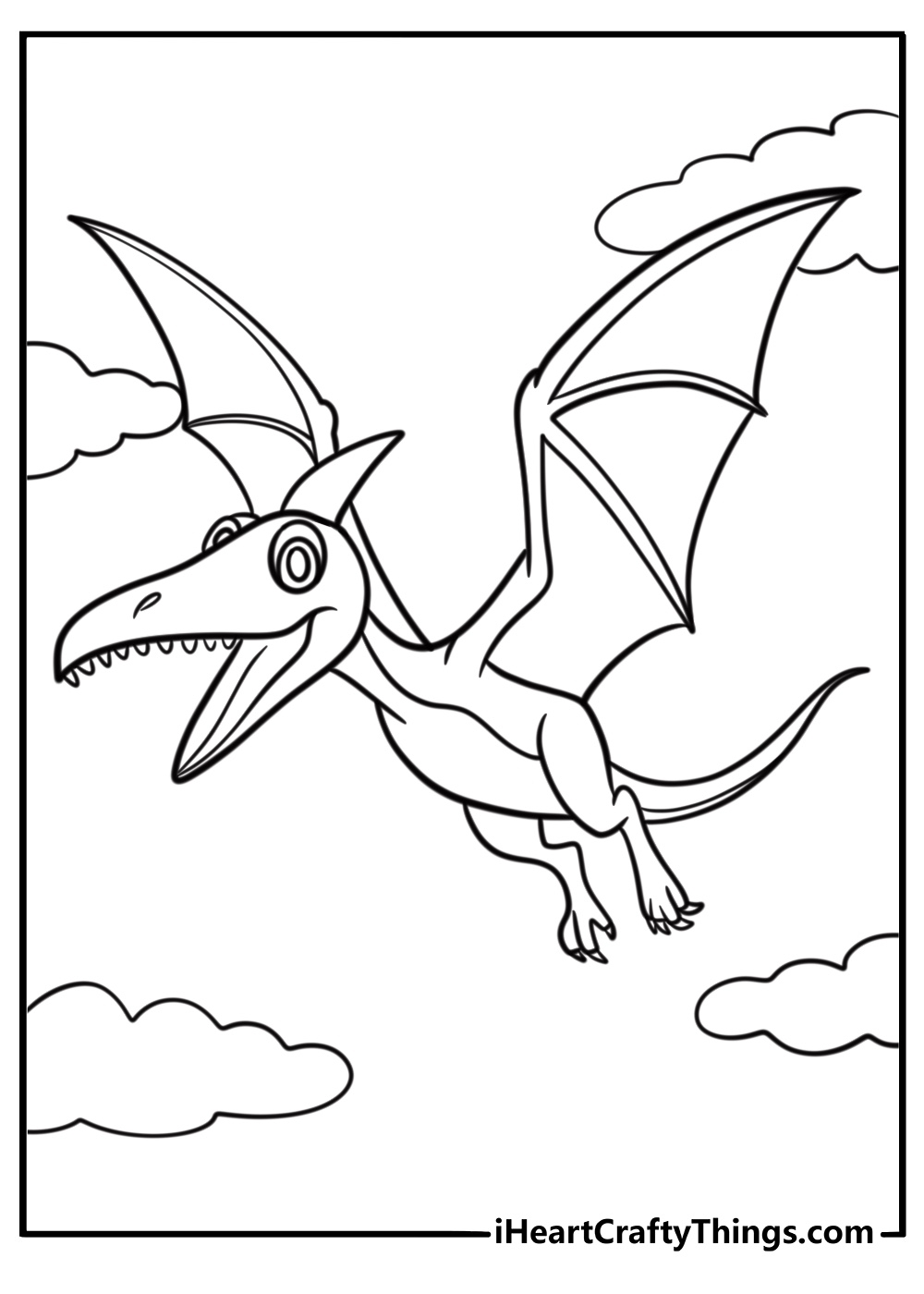 24 Free Pterodactyl Coloring Pages For Kids