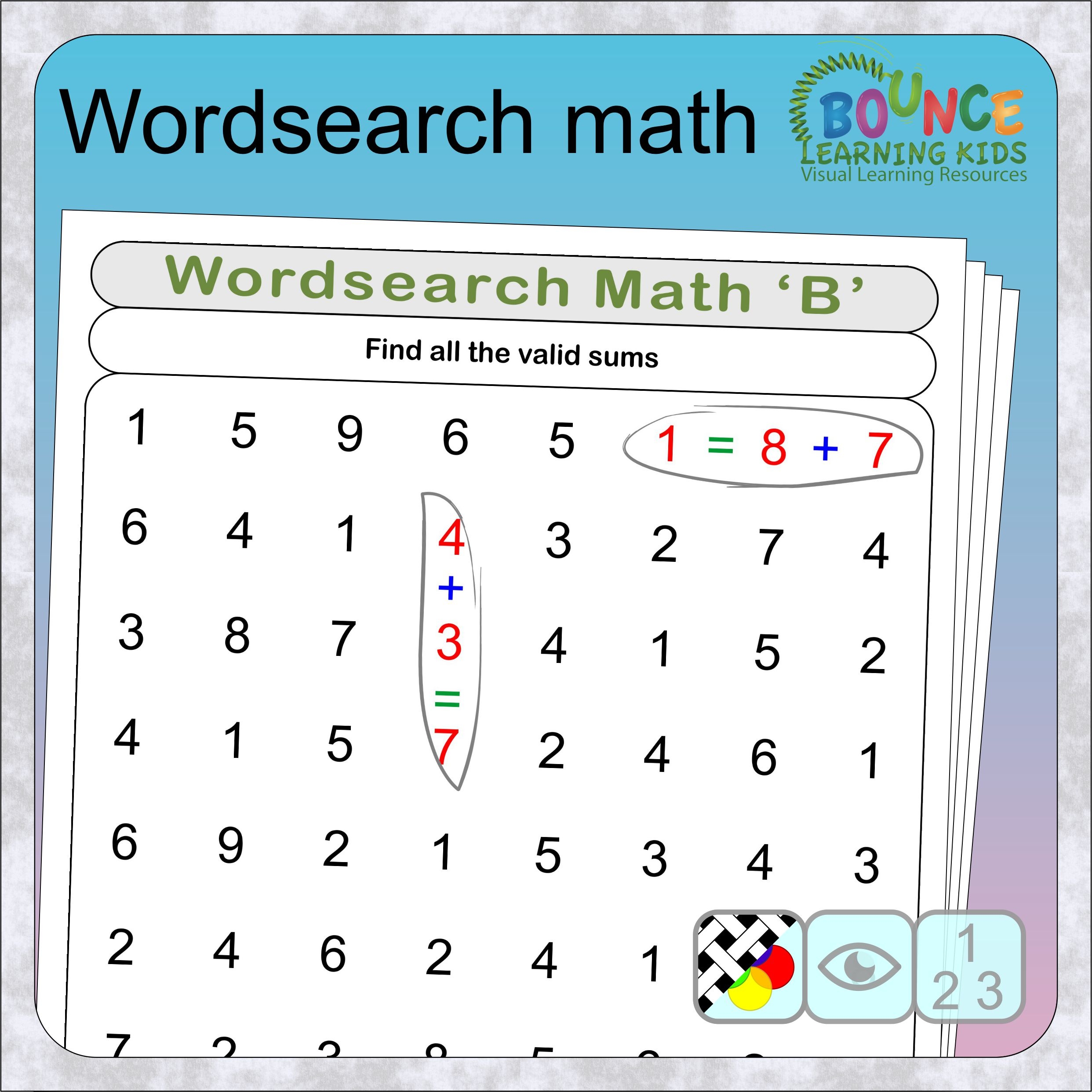 fun math sheets