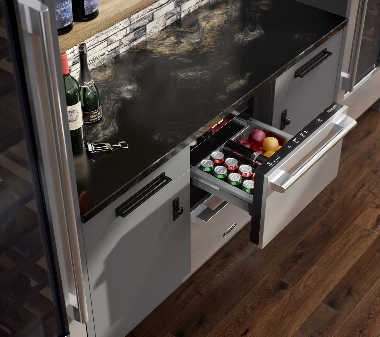24 inch Undercounter Convertible Refrigerator Freezer Drawers 