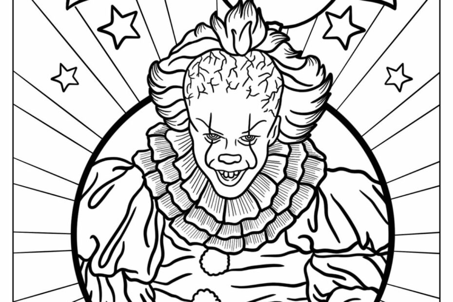 24 Pennywise Coloring Pages Free Coloring Pages