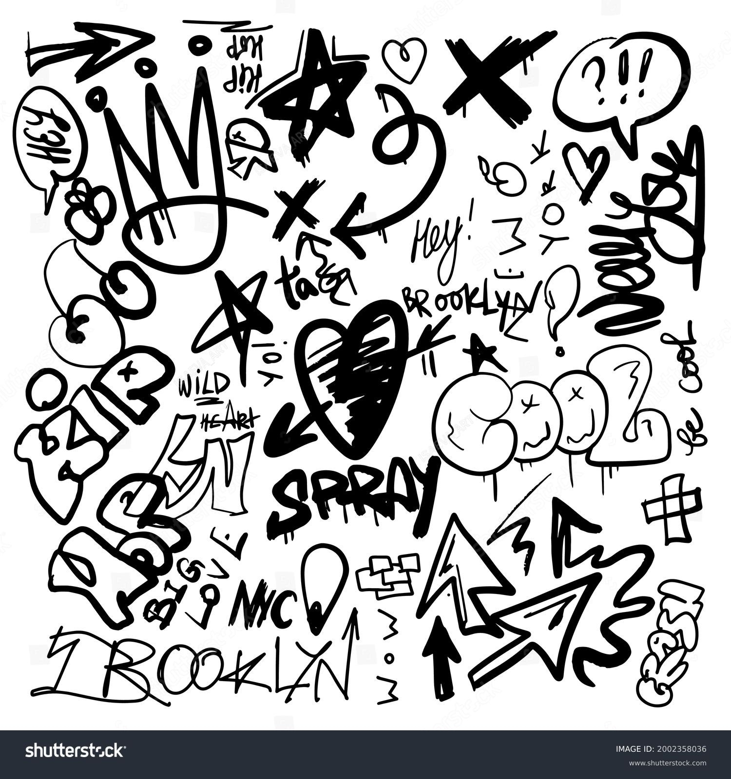 247 Thousand Hand Draw Graffiti Royalty Free Images Stock Photos 