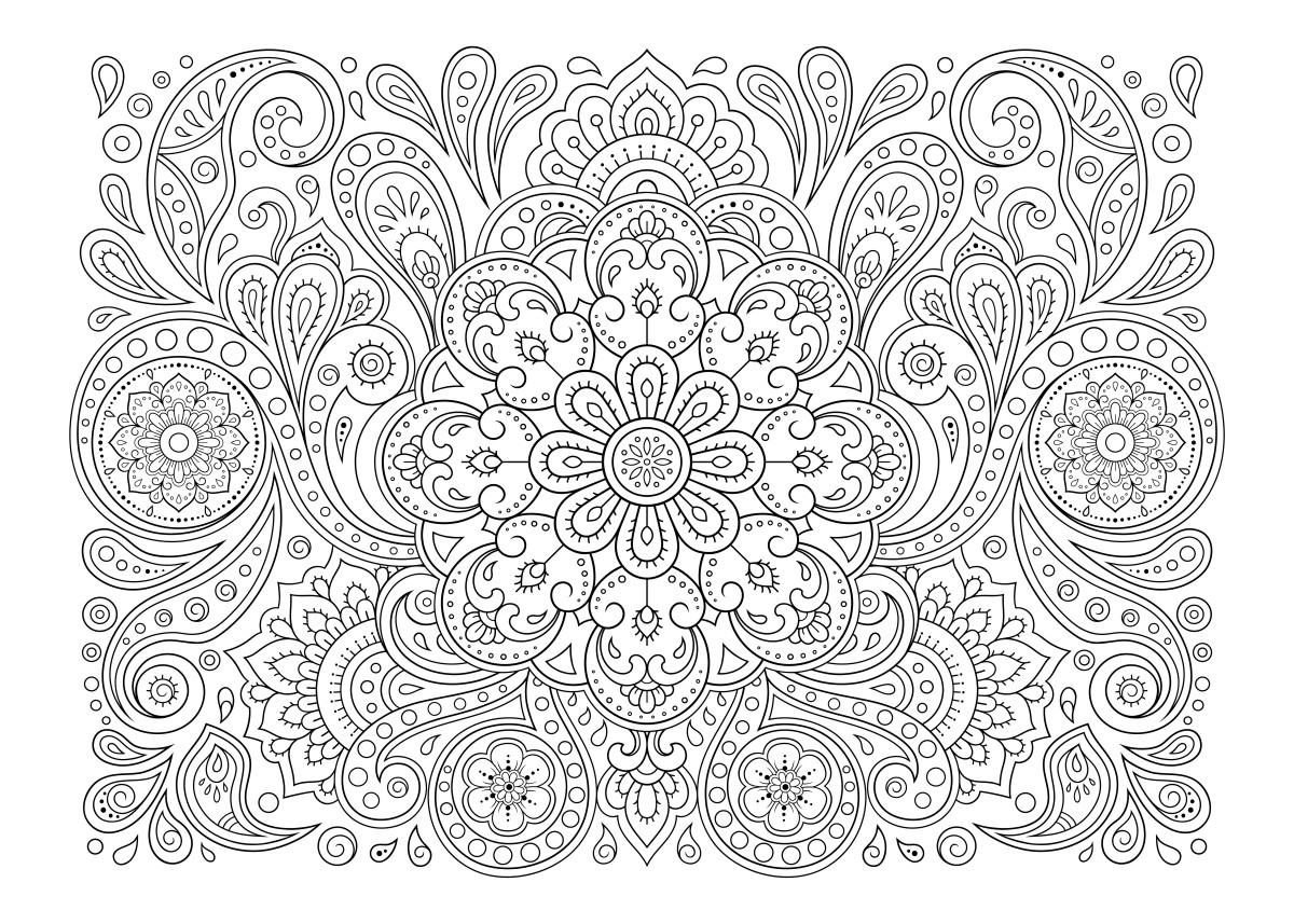 25 Free Printable Coloring Pages For Adults Parade