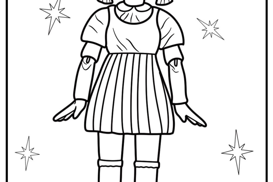 25 Free Squid Game Coloring Pages For Kids