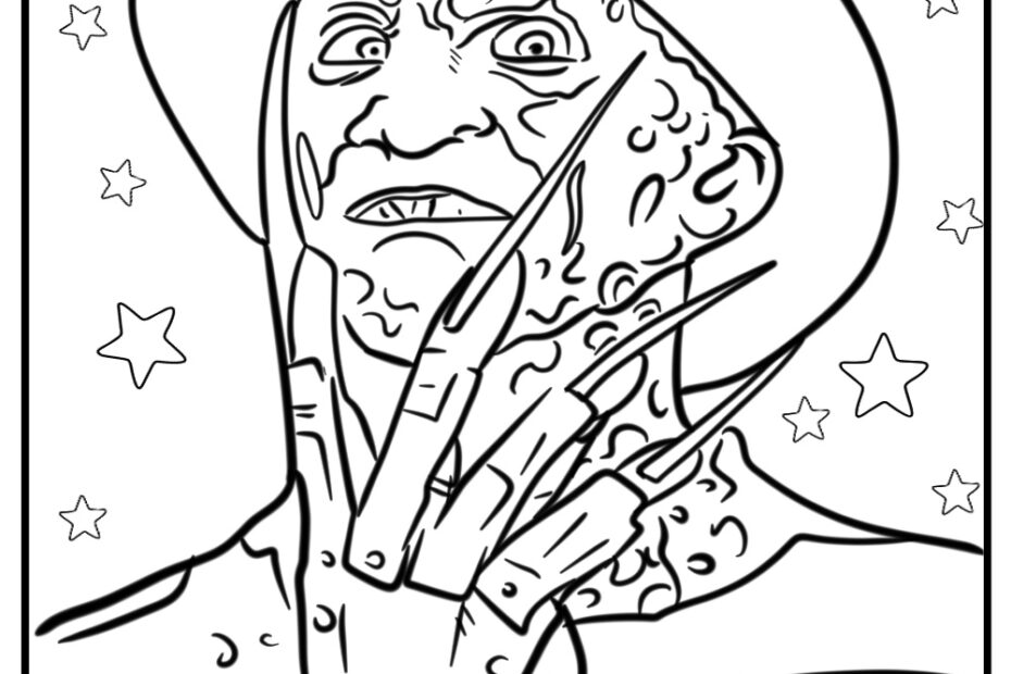 25 New Horror Coloring Pages 100 Free To Print