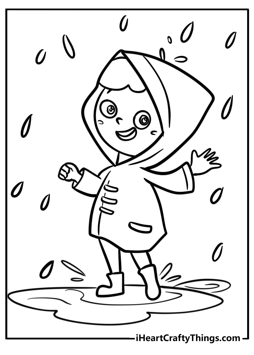 free printable rain images